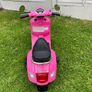 Vespa Scooter 7.2V Lithium Electric Ride On Pink Image 4