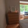 Malm - painted chest of drawers and 2 bedside lockers Image 6