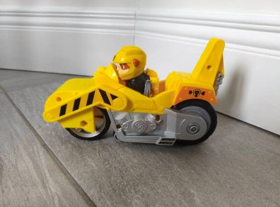 MOTO Pups Rubble: PAW Patrol Deluxe Pull Back Motorcycle