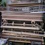 antique brass fire fenders up to  6 feet long.  One with horses is 50 inches long x 14.deep.x 15.high. Image 7