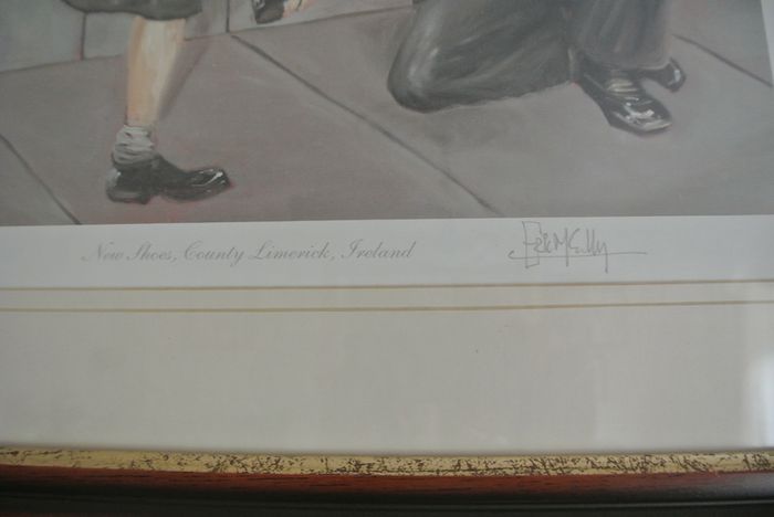 Large Framed Limited Edition Print - Called 'New Shoes, County Limerick, Ireland' By Eric Mccully