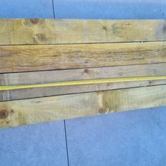 timber posts x 4