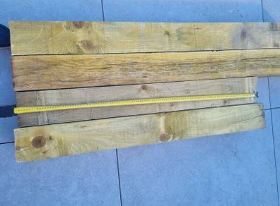 timber posts x 4