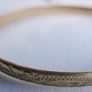 Victorian 9CT Gold B.C.  B. CORE Leaf Engraved Bangle Bracelet, Circa 1878 12,51g Image 9