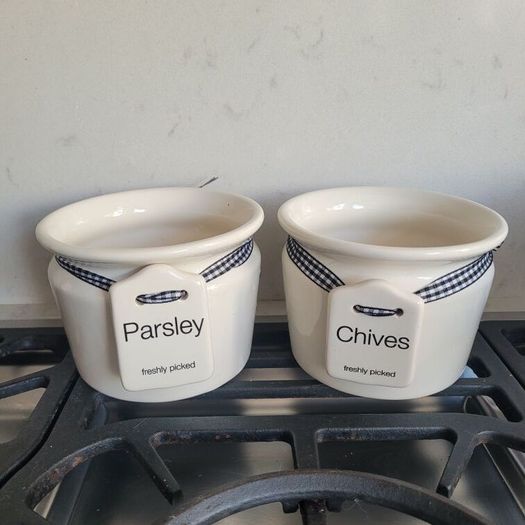 Herb Pots x 2