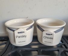 Herb Pots x 2