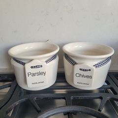 Herb Pots x 2