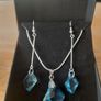 Swarovski Crystal Elements Pendant and Earrings Image 2