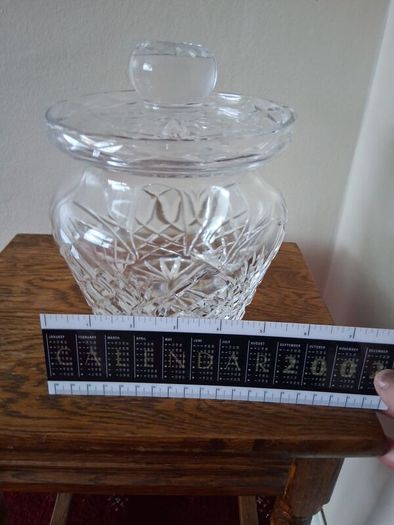 Cavan Crystal Cookie Jar