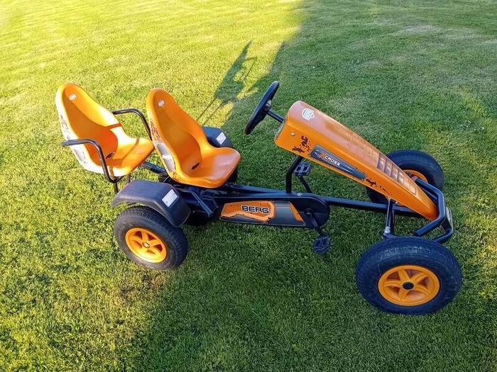 Orange BERG go-kart