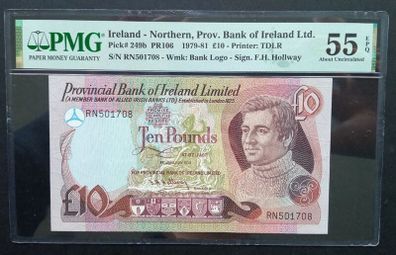 Northern Ireland | 10 Pounds | 1979 | P.249b | RN 501708 | aUNC EPQ