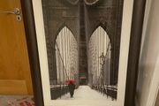 Large framed print