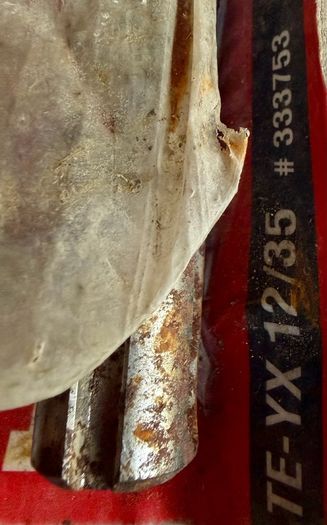 Hilti TE-YX 12/35 SDS Max Quad Head Drill Bit 12mm x 350mm