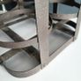 Vintage French metal bottle carrying crates Image 4
