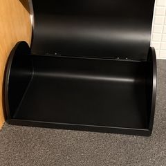 Black Metal Bread Bin / Bread Box