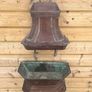 Antique French Copper Wall Water Fountain Image 3