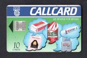 1994 Ireland 10 unit Proctor and Gamble "Gift of the Gab" (Schlumberger SC7) Call Card Used. Telecom Eireann card number 1066