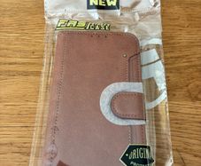 BNIP ANG Wallet case for Apple iPhone 11 Pro in brown / tan 5.8 inch