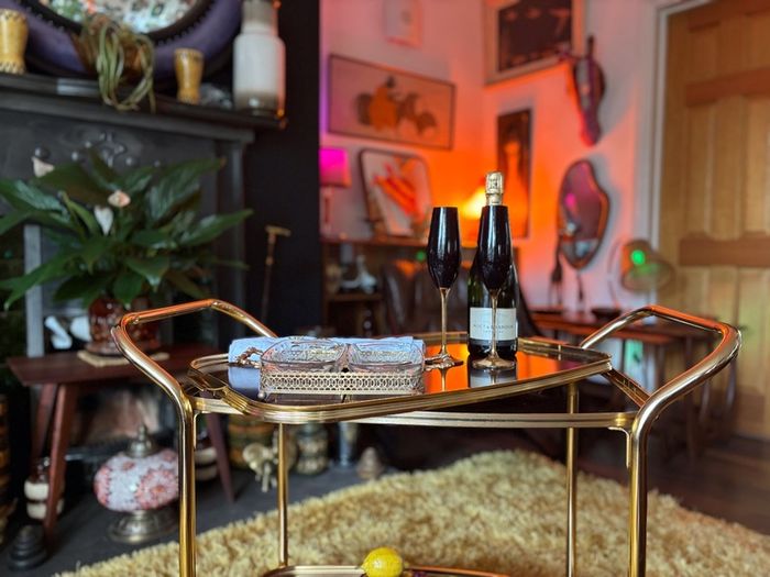 Mid Century Serving Trolley