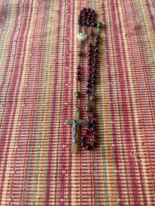 Antique rosary beads