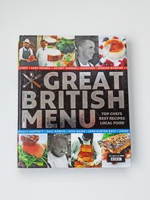 Large book "Great British Menu" by DK books  2006  hardcover with dust cover