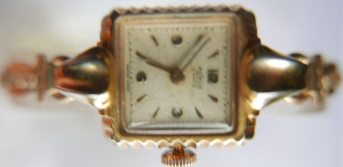 Vintage 1930s MONOR Rolled Gold Watch - Working Vintage Ladies Manual Wind Up Wrist Watch Swiss Made