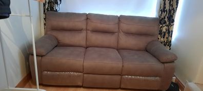 Three seater recliner couch