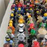 LEGO Collection (2011-2018) Mixed Figures & Bricks, Blue Ninjago NRG Zane figure with his spinner. Image 9