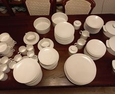 Dinnerware set "Thomas" German White porcelain