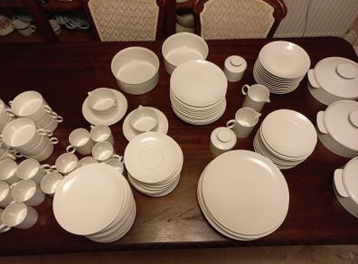 Dinnerware set "Thomas" German White porcelain