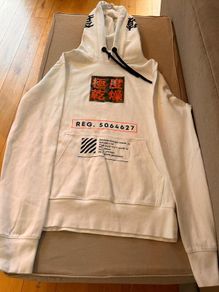 Superdry white hoodie - size M