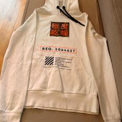 Superdry white hoodie - size M