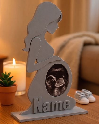 Personalised Pregnancy Scan Frame Baby Ultrasound Gift