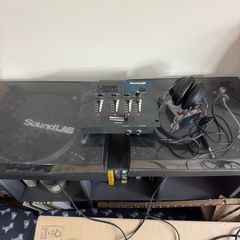 Dj turntable and mixer