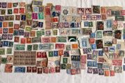 Old stamp collection - world stamps - used