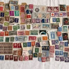 Old stamp collection - world stamps - used