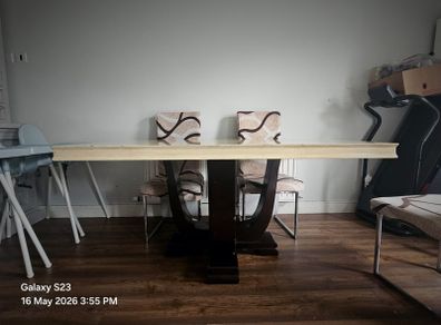 table and chairs