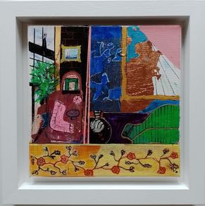 Original Abstract Painting Original INTERIORS art Interior Design Tow And Country Artwork GIFT Contemporary art Poolbeg Chimneys