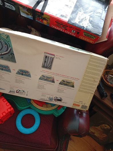 Train sets empty boxes