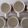 Portmeirion Pomona Set of 6 Vintage Mugs Made in England Rare Assorted Fruit Collection Image 2