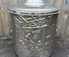 Vintage Kitsch fuel bucket c1960
