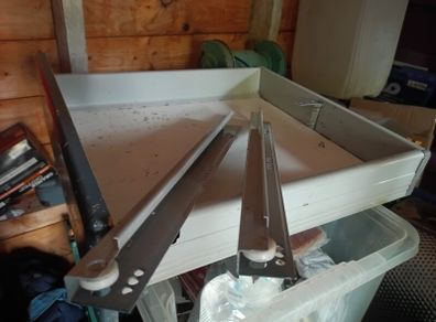 4 x Sturdy drawers 18" wide 19" deep