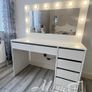Adele Vanity Table with Hollywood Mirror LED Image 8
