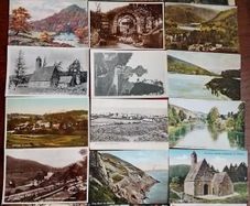 15 very old postcards of co. wicklow in good condition