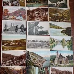 15 very old postcards of co. wicklow in good condition
