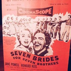 1955 .Seven Brides For Seven Brothers Sheet Music Book