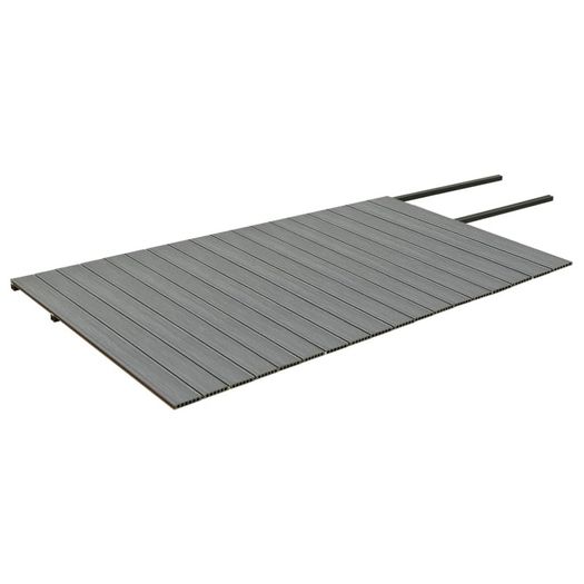 WPC Decking Boards with Accessories Brown and Grey 36 m.sqr 2.2 m