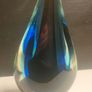 Tear drop Iridescent Glass Sculpture Image 9