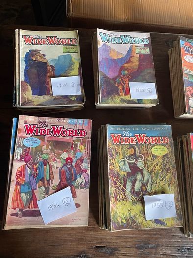 Wide world magazines 1947 to  1960 ( 158 total )