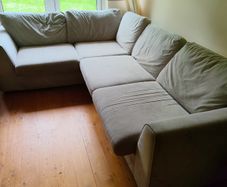 Cream corner couch